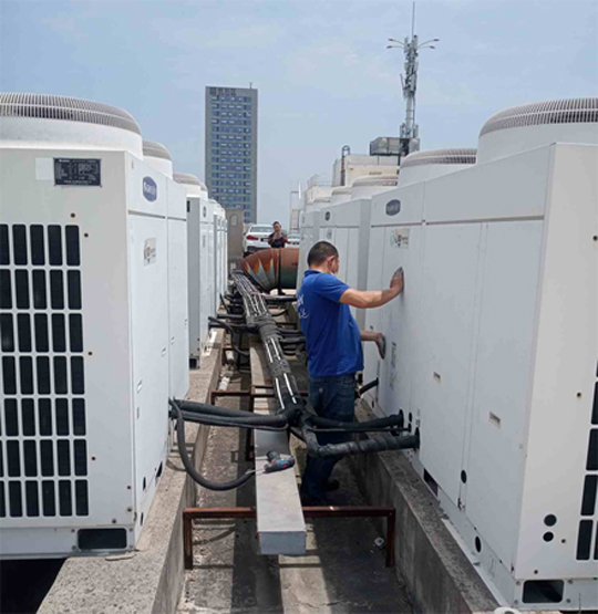 上街中央空调制热和不制冷系统维修方法